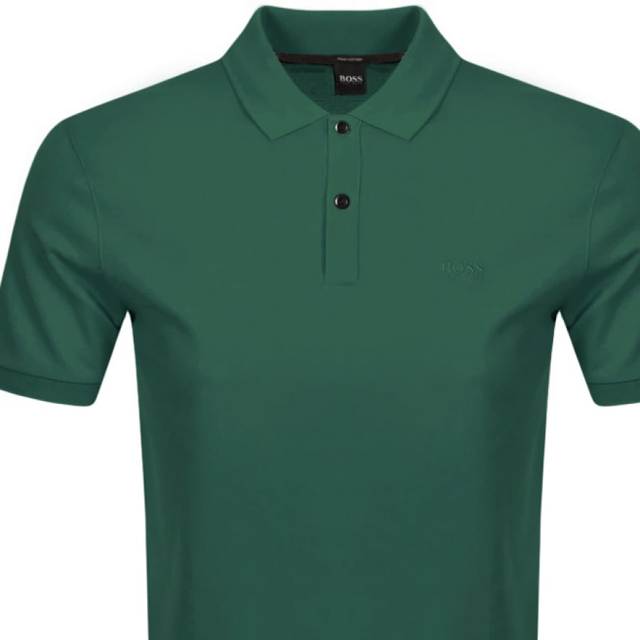 Alternative Image for ProductBOSS Pallas Short Sleeved Polo T Shirt Green2